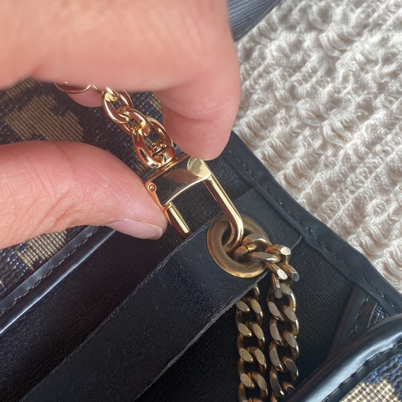 Authentic Vintage Dior Trotter Clutch with Chain - Picture 10 of 16